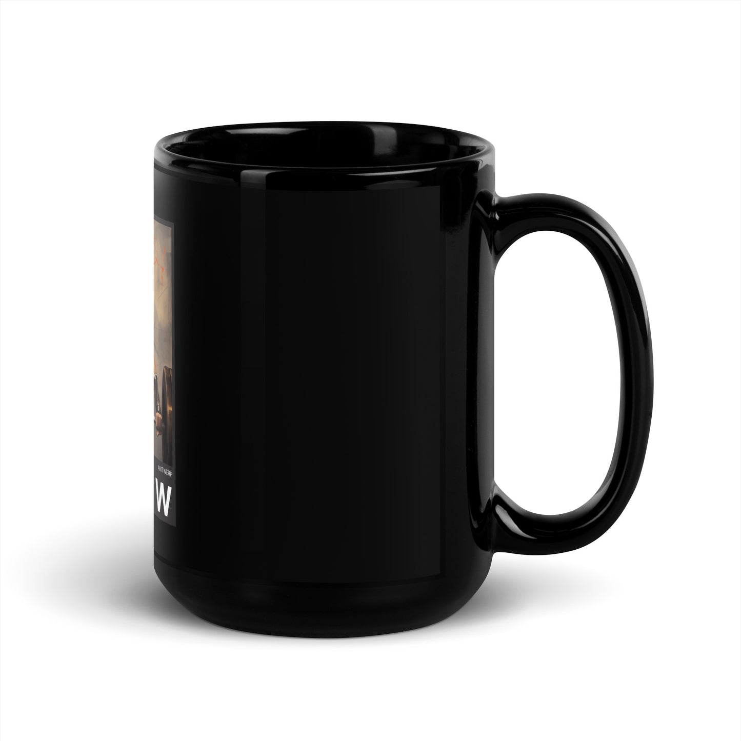 Black Glossy Mug