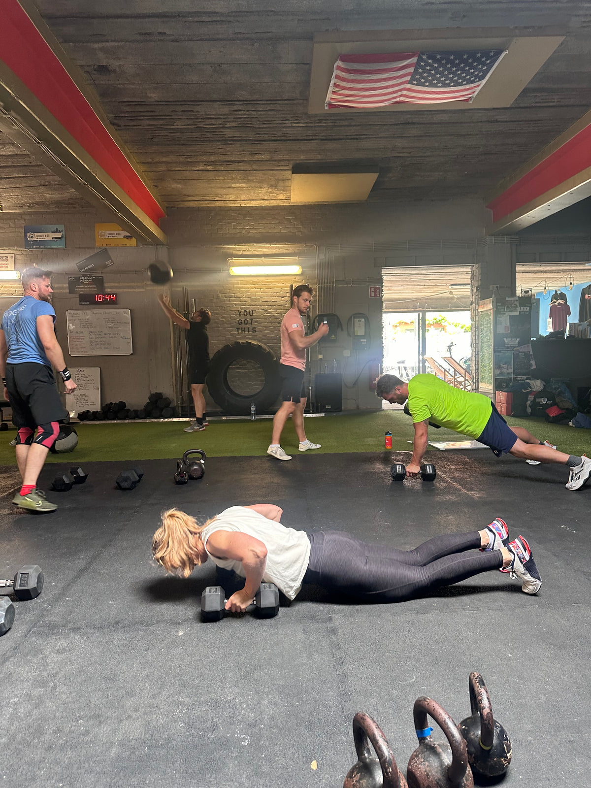Bootcamp class training at CrossFit W Schoten